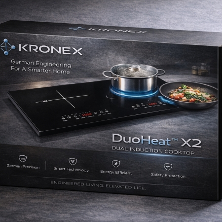 DuoHeat™ X2 – Dual Induction Cooktop for Smart Cooking